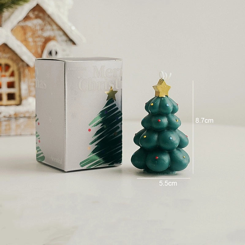Christmas Cute Minimalist Christmas Tree Soy Wax Paraffin