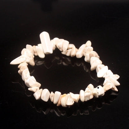 Minimalist Color Block Artificial Crystal Irregular Bracelets