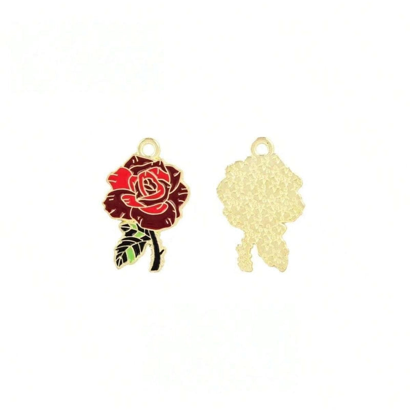 5 Pieces Diameter 3mm Hole Under 1mm Alloy Alloy Letter Snowflake Pendant