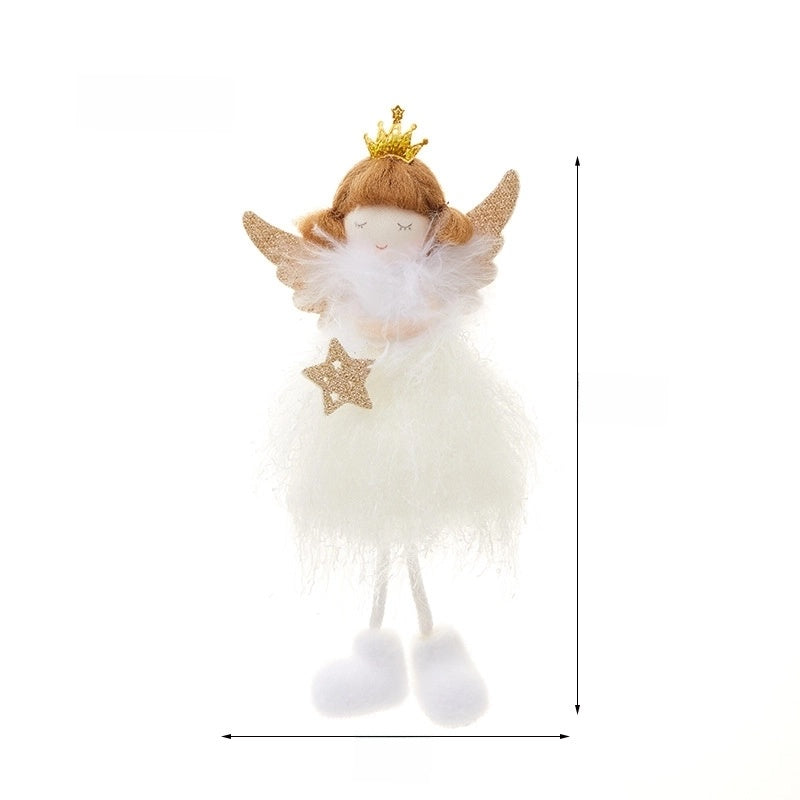 Christmas Angel Cloth Plush Party Hanging Ornaments