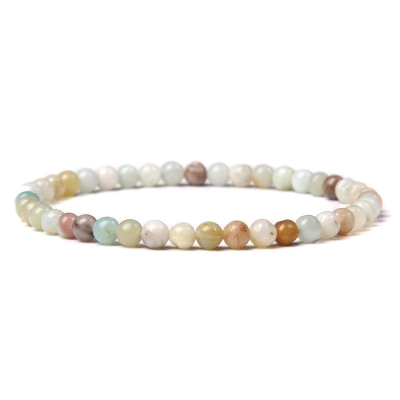 Casual Retro Geometric Natural Stone Agate Bracelets In Bulk