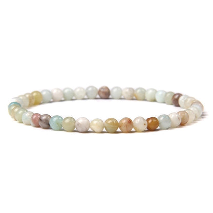 Casual Retro Geometric Natural Stone Agate Bracelets In Bulk