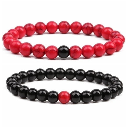 Fashion Geometric Natural Stone No Inlaid Bracelets In Bulk