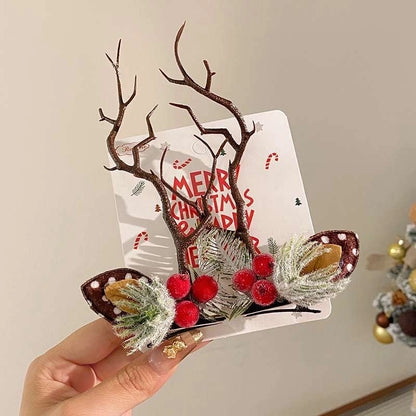 Christmas Cute Antlers Daily Hairpin