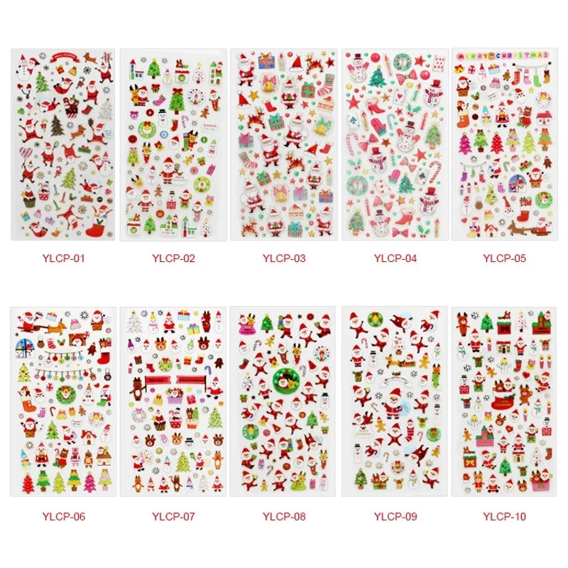 1 Piece Christmas Tree Santa Claus Christmas Socks Holiday Festival Christmas PET PVC