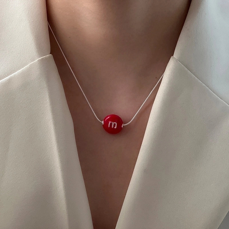 Minimalist Heart Shape Copper Plating Pendant Necklace