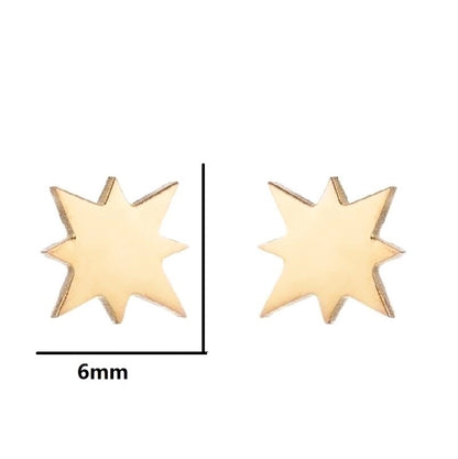 1 Pair Fashion Christmas Tree Plating 304 Stainless Steel 18K Gold Plated Ear Studs