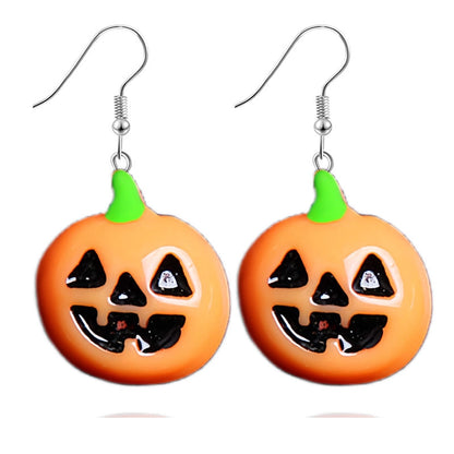 Halloween Cute Classic Style Pumpkin Hand Eye Resin Party Festival