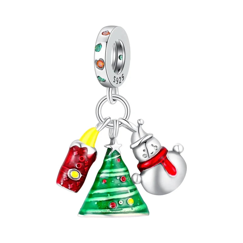 Christmas Tree Copper Pendants