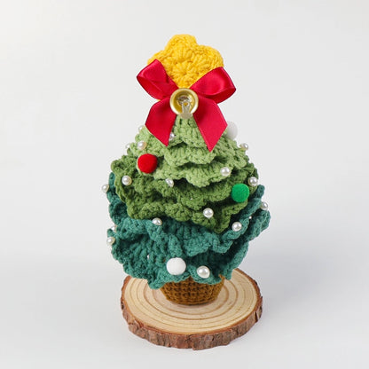 Christmas Pastoral Christmas Tree Plastic Yarn Party Ornaments