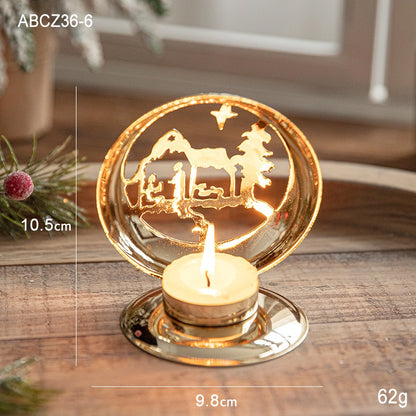 Christmas Elegant Romantic Elk Iron