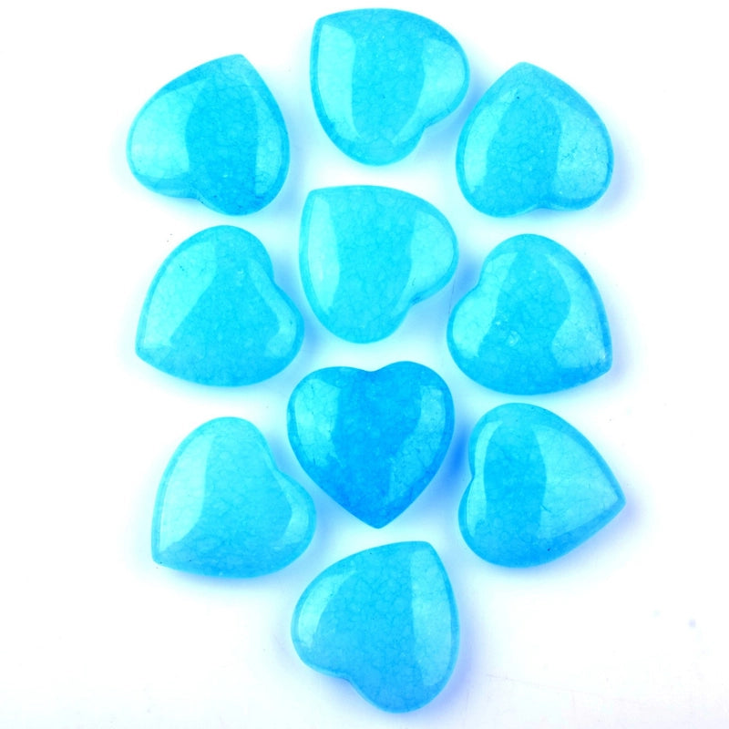 2 Pieces Gemstoen Heart Special Large Favorably 20Mm Pink Crystal Love Amethyst Heart-Shaped Ornaments