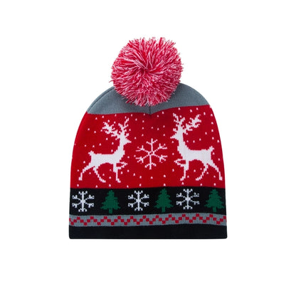 Children Unisex Cute Santa Claus Elk Wool Cap