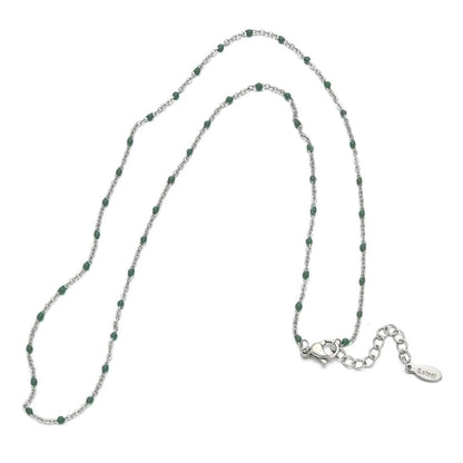 Minimalist Printing Stainless Steel Alloy Plating Gold Plated Necklace