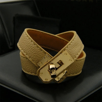 Copper Hip-Hop Retro Patchwork Solid Color Bangle