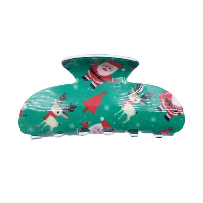 Women's Minimalist Classic Style Snowflake Plastic Resin Hair Claws