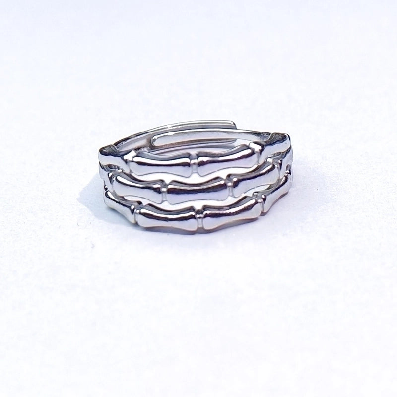 Minimalist Heart Shape Titanium Steel Open Rings
