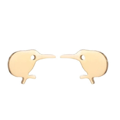 1 Pair Minimalist Animal 304 Stainless Steel 18K Gold Plated Ear Studs