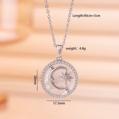 304 Stainless Steel Copper Cable Chain Animal Bear Pendant Necklace