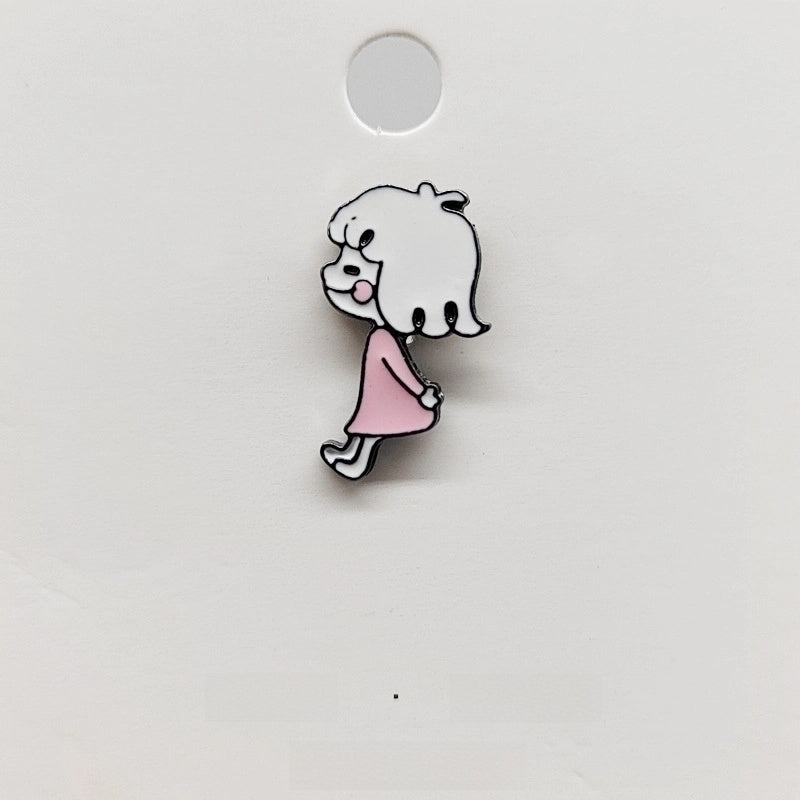 Casual Cute Streetwear Pin Cartoon Character Alloy Enamel Unisex Brooches