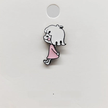 Casual Cute Streetwear Pin Cartoon Character Alloy Enamel Unisex Brooches