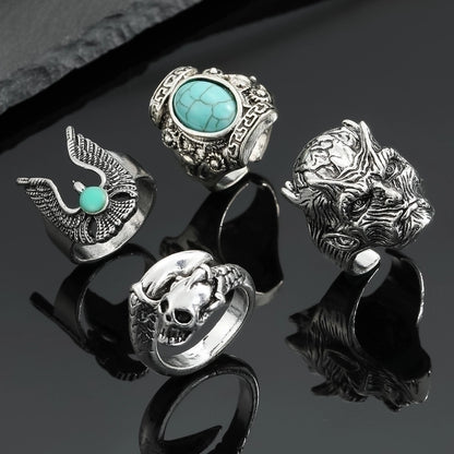 Animal Alloy Plating No Inlaid Halloween Unisex