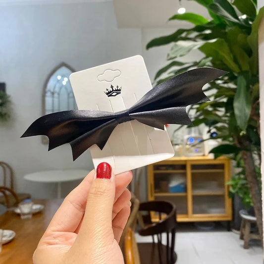 New Halloween Bat Leather Hairpin