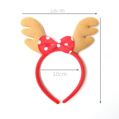 Christmas Hairband Old Man Snowman Elk Horn Headband Christmas Decorations Children Party Headdress