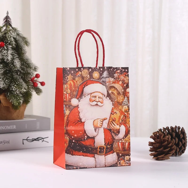 Christmas Nordic Style Santa Claus Party Festival Gift Wrapping Supplies Gift Bags