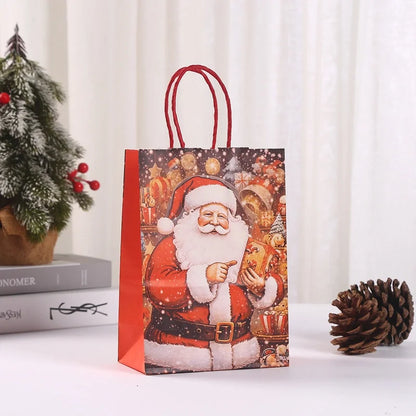 Christmas Nordic Style Santa Claus Party Festival Gift Wrapping Supplies Gift Bags