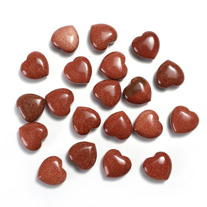 2 Pieces Gemstoen Heart Special Large Favorably 20Mm Pink Crystal Love Amethyst Heart-Shaped Ornaments