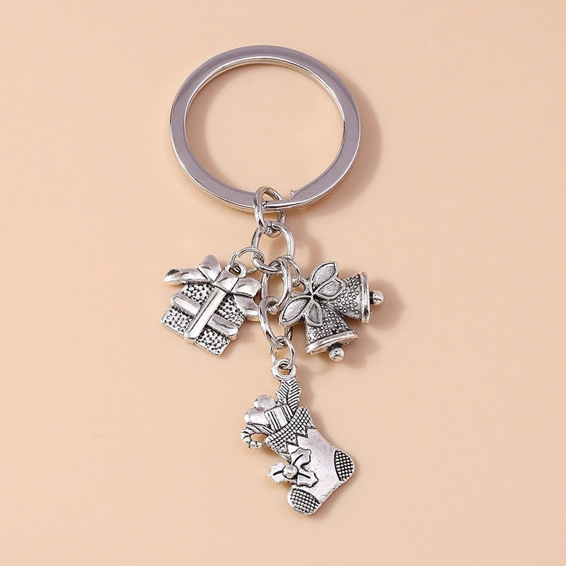 Commute Elk Christmas Keychain