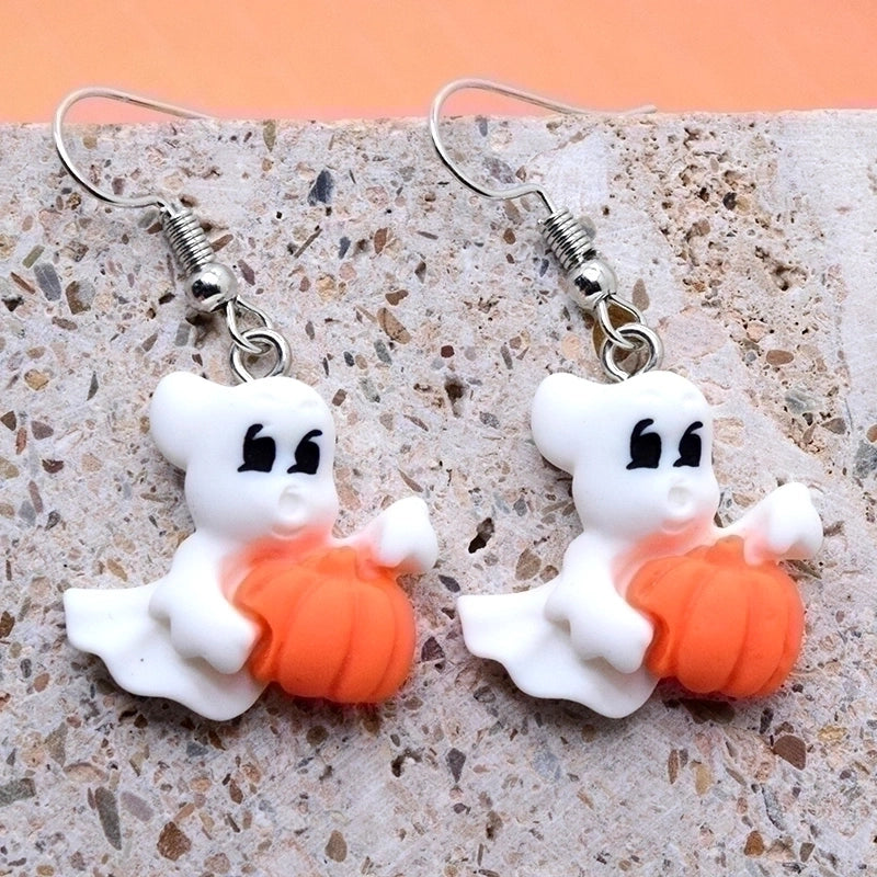 Cute Cartoon Resin Drop Earrings