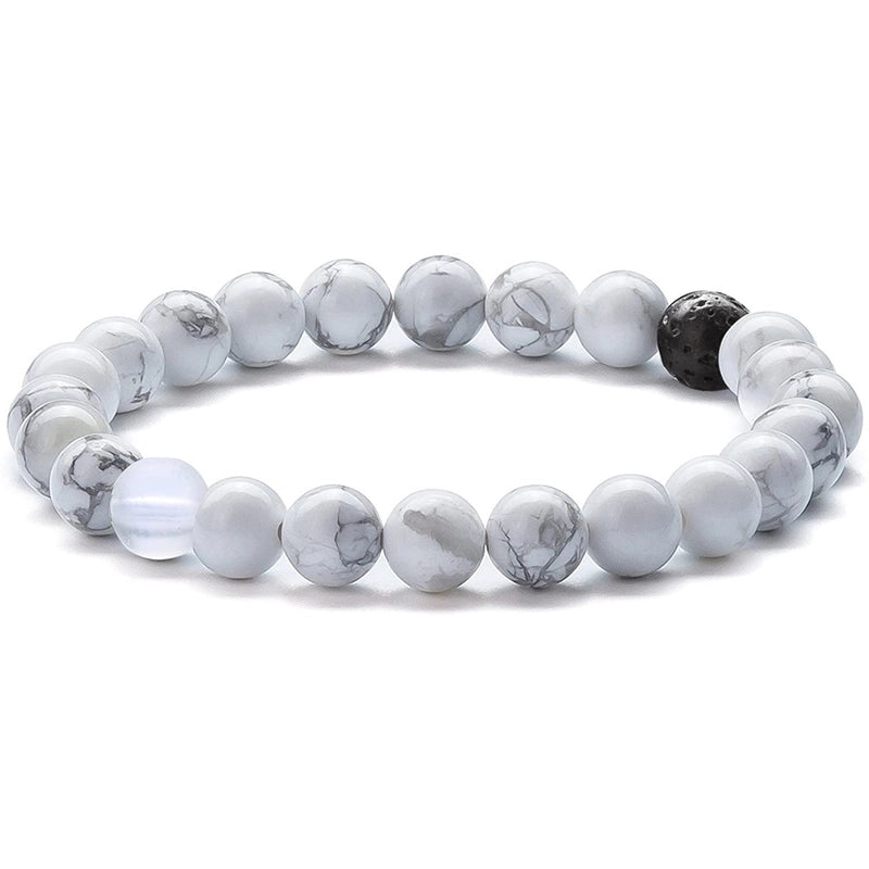 Fashion Geometric Natural Stone Beaded Bracelets