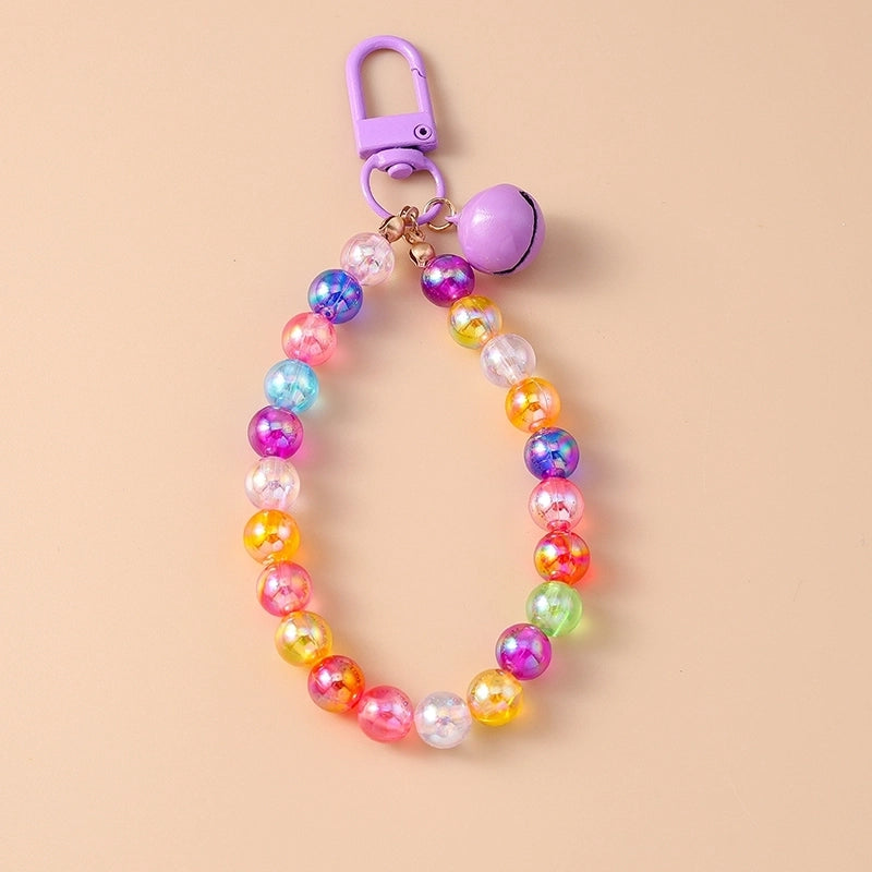 Cute Sweet Bell Arylic Alloy Bag Pendant Keychain