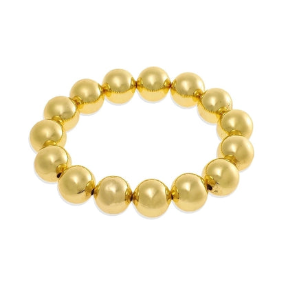 Copper Beaded Plating Geometric Bracelets