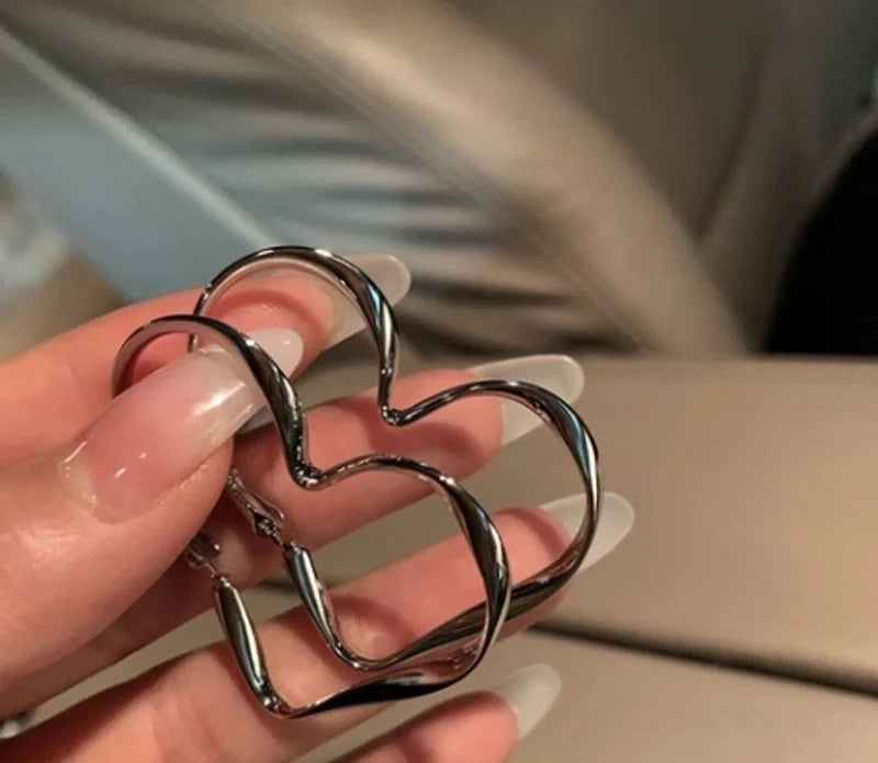 Sweet Heart Shape Wings Bow Knot Copper Plating Inlay Artificial Pearls Artificial Diamond Hoop Earrings Drop Earrings Ear Studs 1 Pair