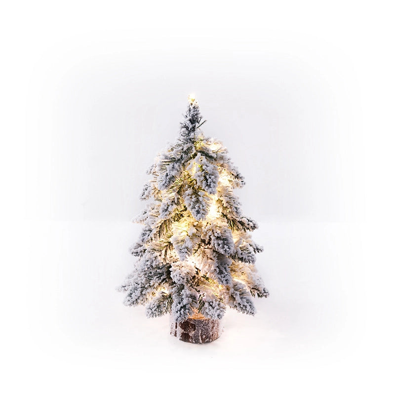 Factory Direct Christmas Small Flocking Tree Mini Christmas Tree Dedicated For Drooping Nordic Style Christmas Tree