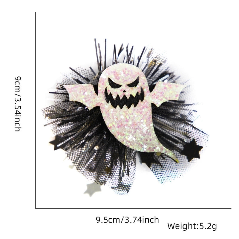 Halloween Gothic Women's Color Block Plastic Hair Clip