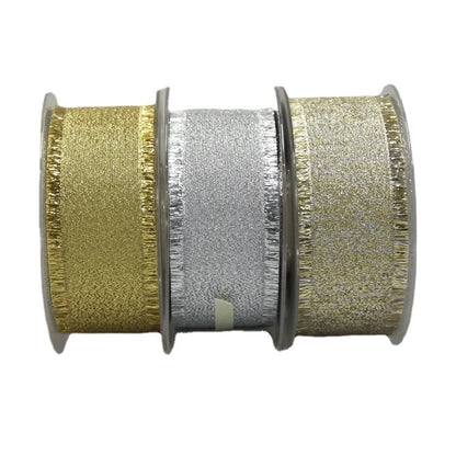 Yao Ming Ribbon Baking High-end Gift Box Packaging Satin Ribbon Christmas Decorative Ribbon Packaging Honeycule Onion Edge Ribbon