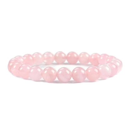 Minimalist Solid Color Natural Stone Beaded Bracelets