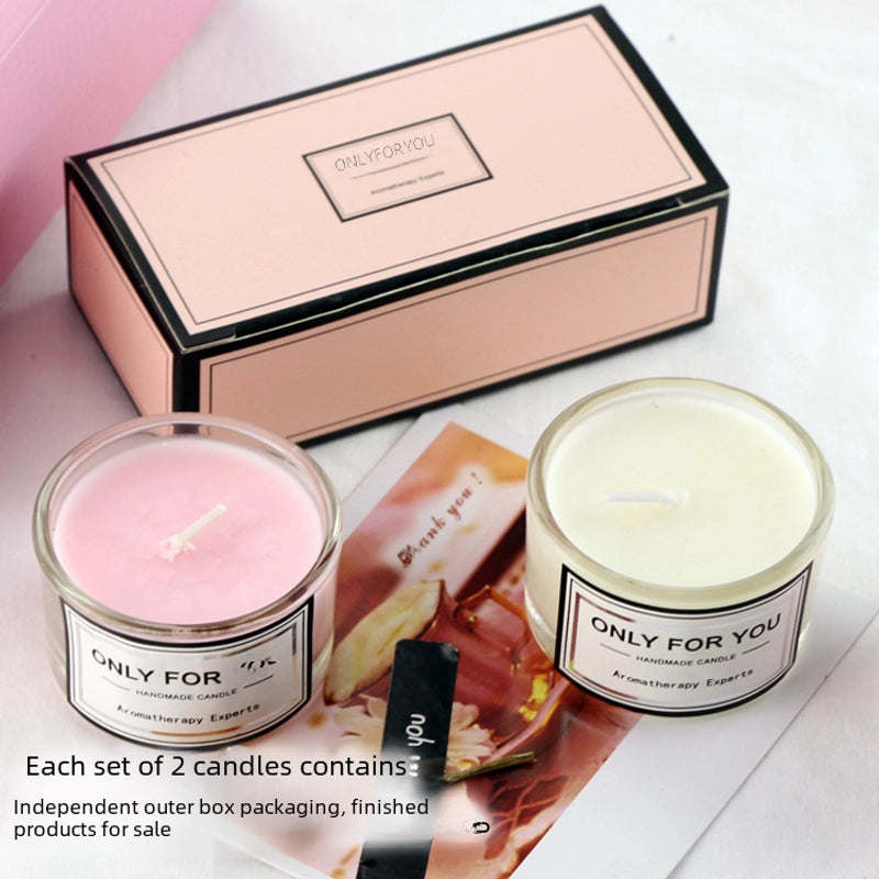 Set Round Cup Essential Oil Aromatherapy Candle Cup Christmas Accessories Candy Box Gift Accompanying Gift Box Birthday