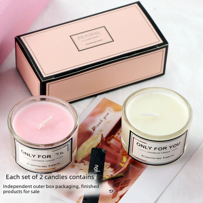 Set Round Cup Essential Oil Aromatherapy Candle Cup Christmas Accessories Candy Box Gift Accompanying Gift Box Birthday