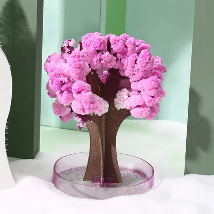 Paper Tree Blossom Magic Growth Tree Children's DIY Christmas Toys Magic Watering Blossom Tree Gifts