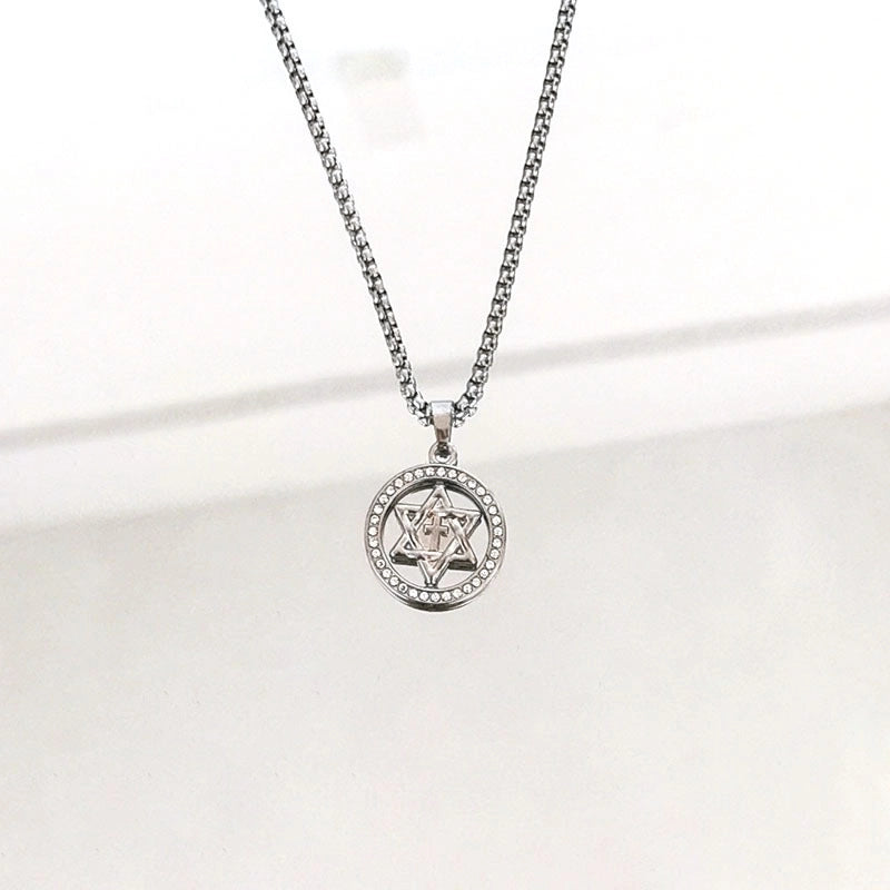 Hip-hop Animal Cartoon Character Alloy Titanium Steel Pendant Necklace In Bulk