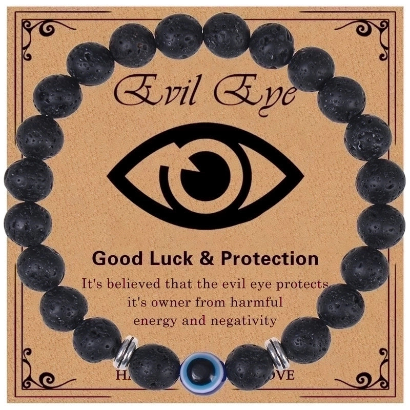 Ethnic Style Devil\'s Eye Natural Stone Beaded Bracelets