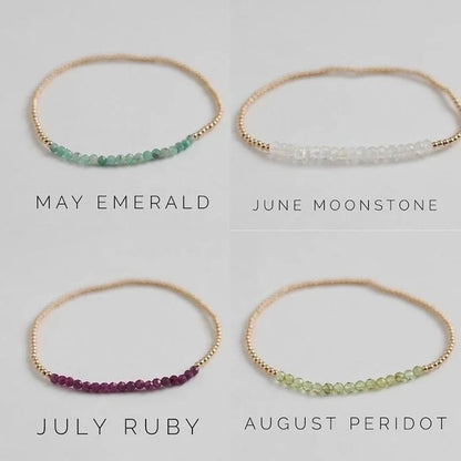 Natural Stone Copper Beaded Geometric Bracelets