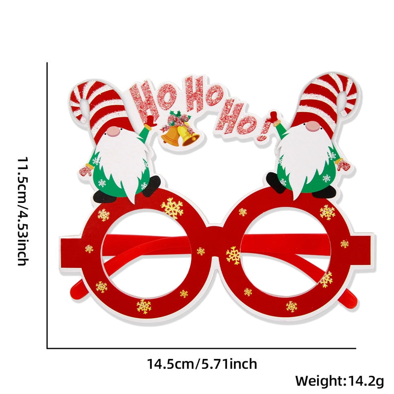 Christmas Nordic Style Modern Style Santa Claus Snowman Plastic Party Festival Glasses