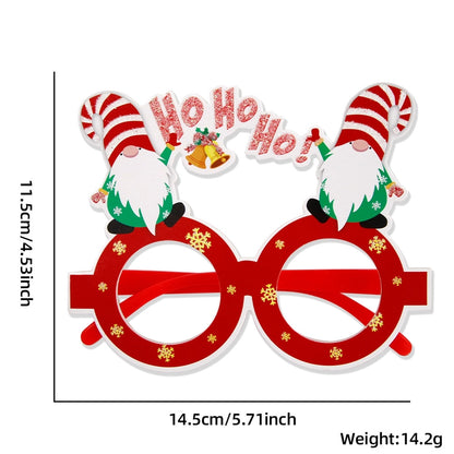 Christmas Nordic Style Modern Style Santa Claus Snowman Plastic Party Festival Glasses