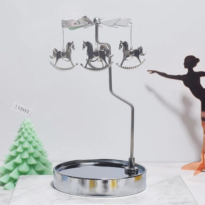 Novelty Solid Color Stainless Steel Metal Candlestick